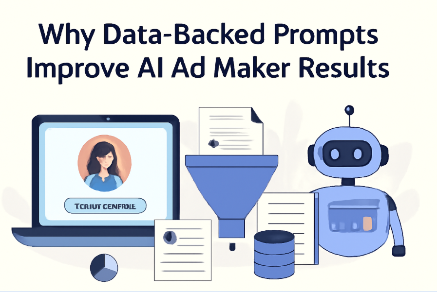 Why Data-Backed Prompts Improve AI Ad Maker Results