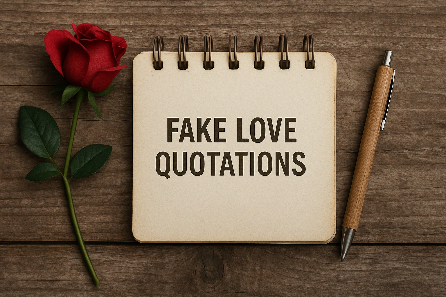 Fake Love Quotations That Reveal the Pain Behind Pretend Affection