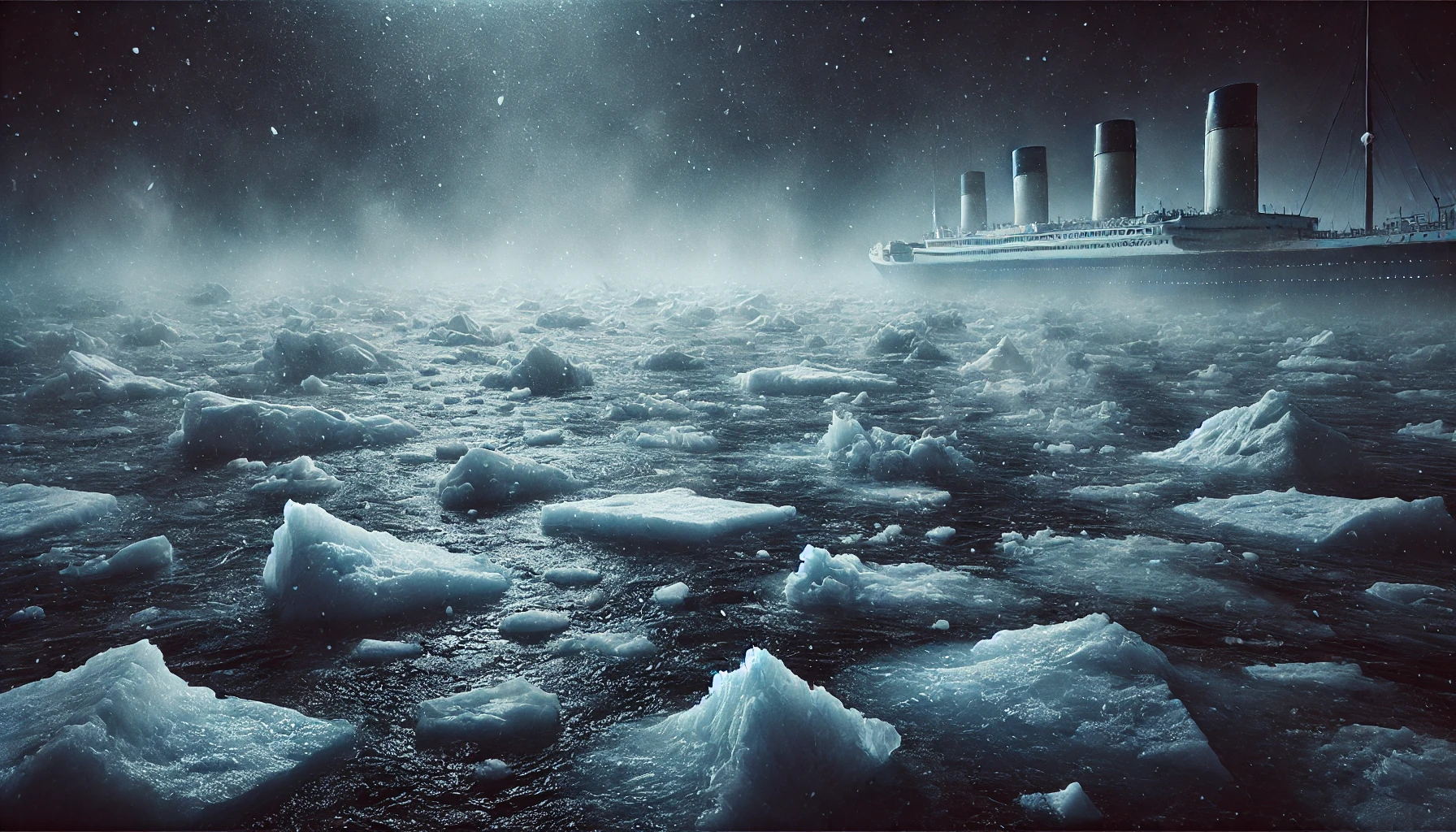 how cold was the water when the titanic sank