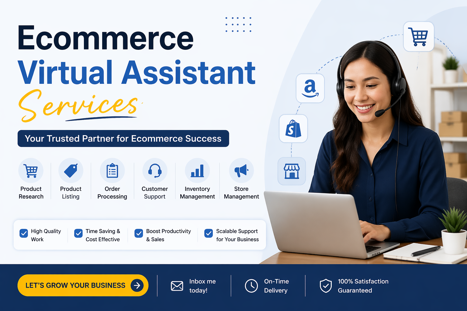 Ecommerce Virtual Assistant Services