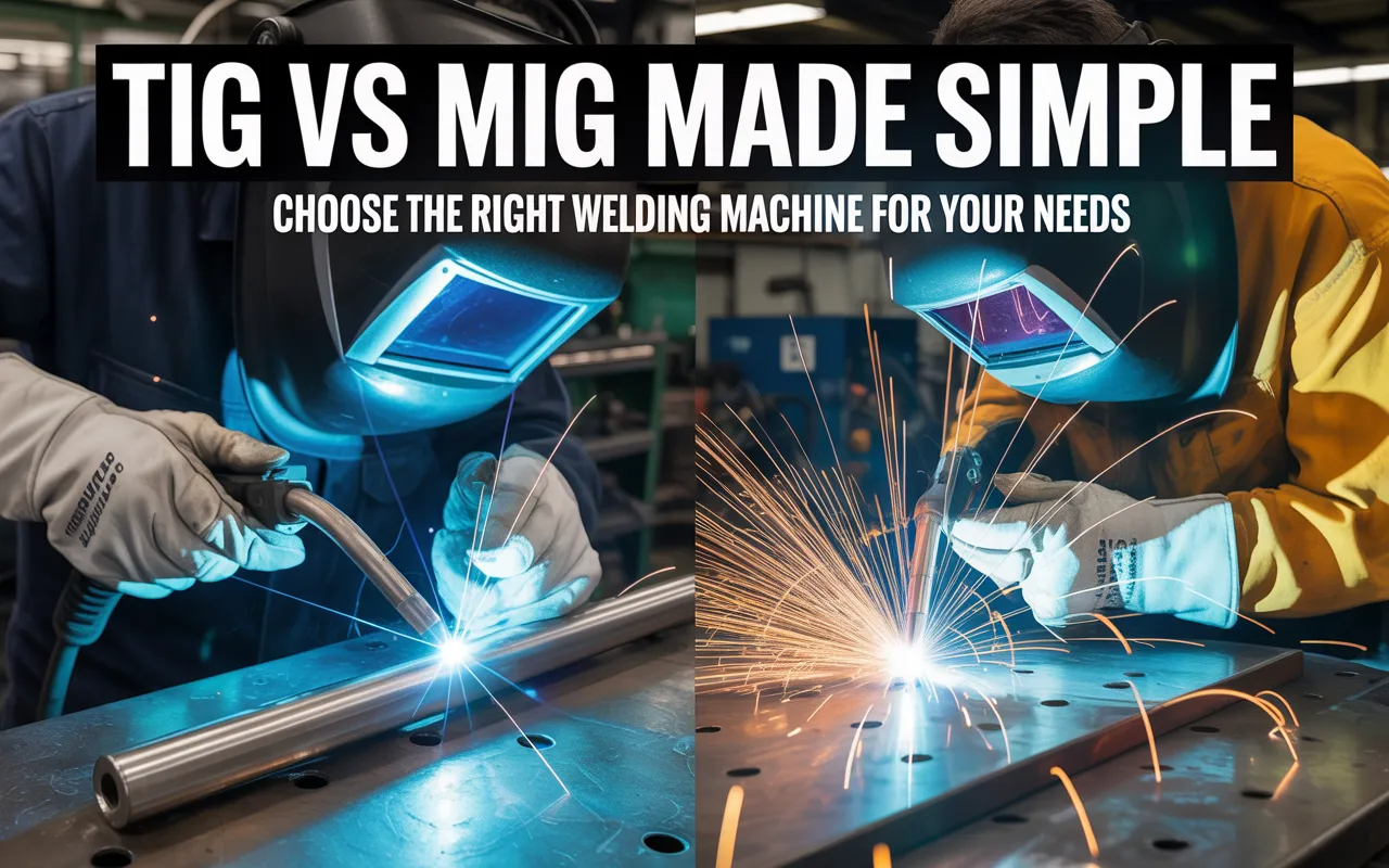 TIG vs MIG Made Simple: Choosing the Right Welding Machine for Your ...