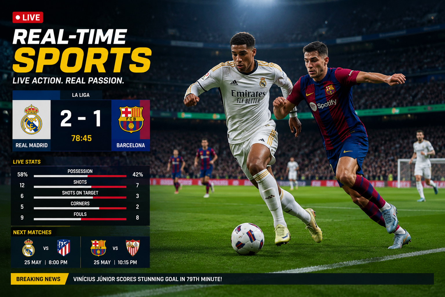 Real-Time Sports