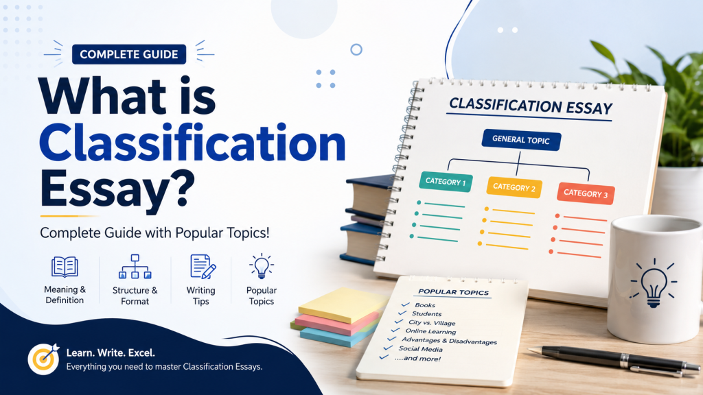 What is Classification Essay? Complete Guide with Popular Topics!