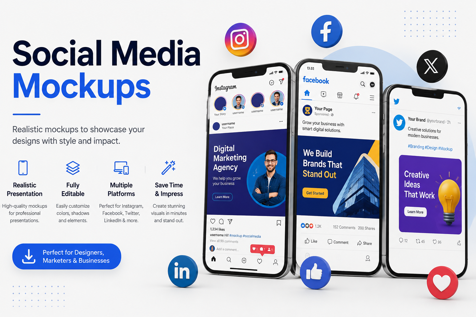 Social Media Mockups