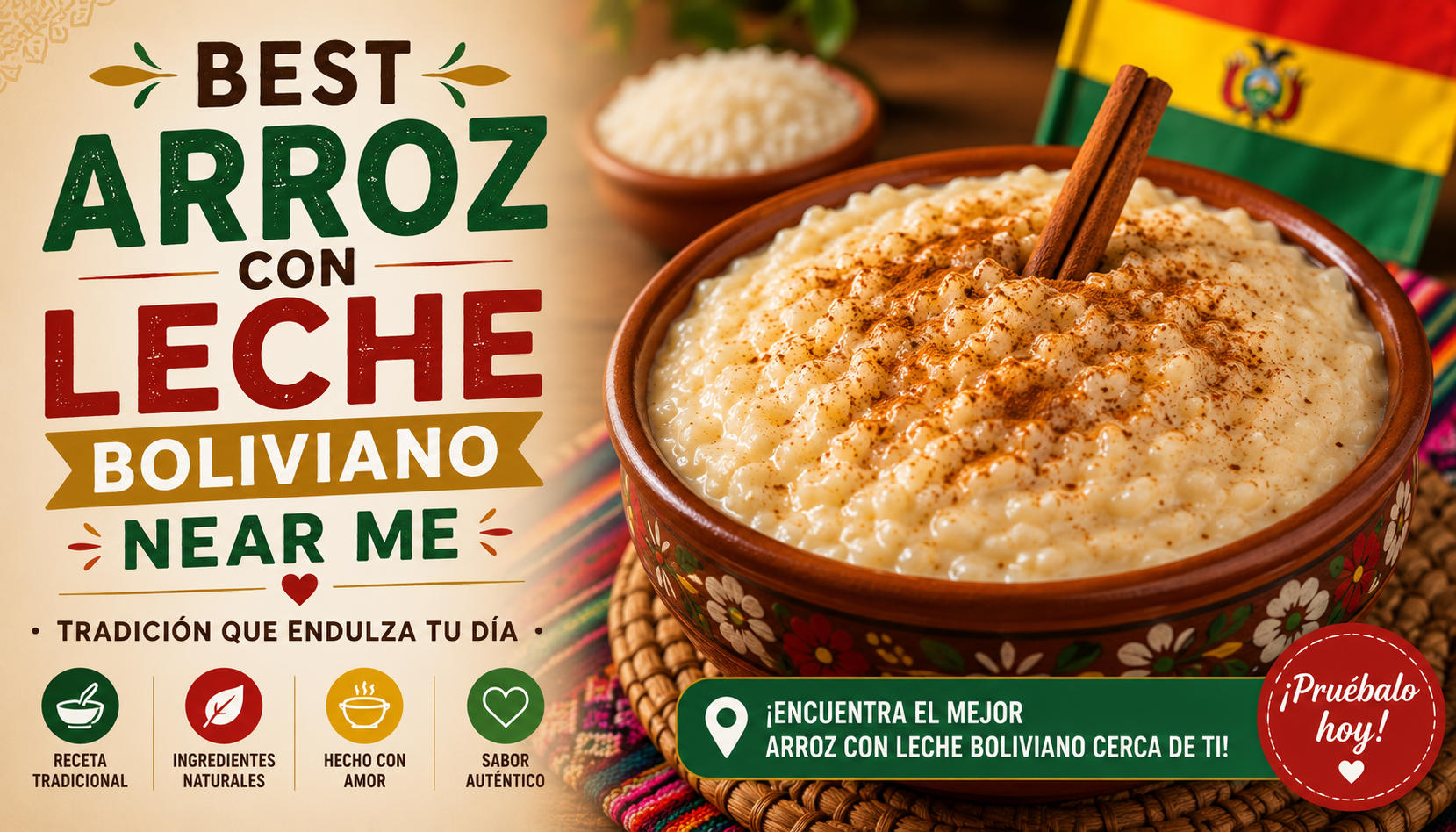 Best Arroz con Leche Boliviano Near Me
