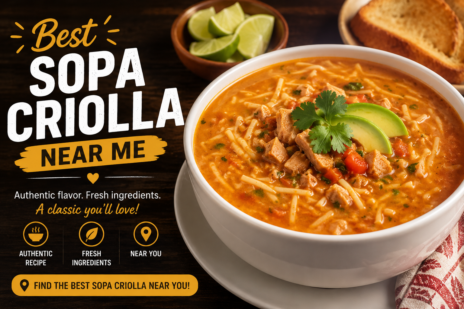 Best Sopa Criolla Near Me